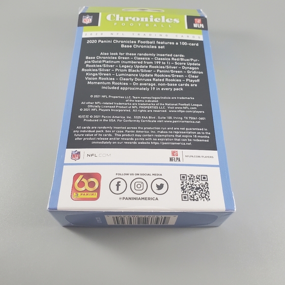 2021 PANINI CHRONICLES NFL HANGER BOX - Picture 3 of 3